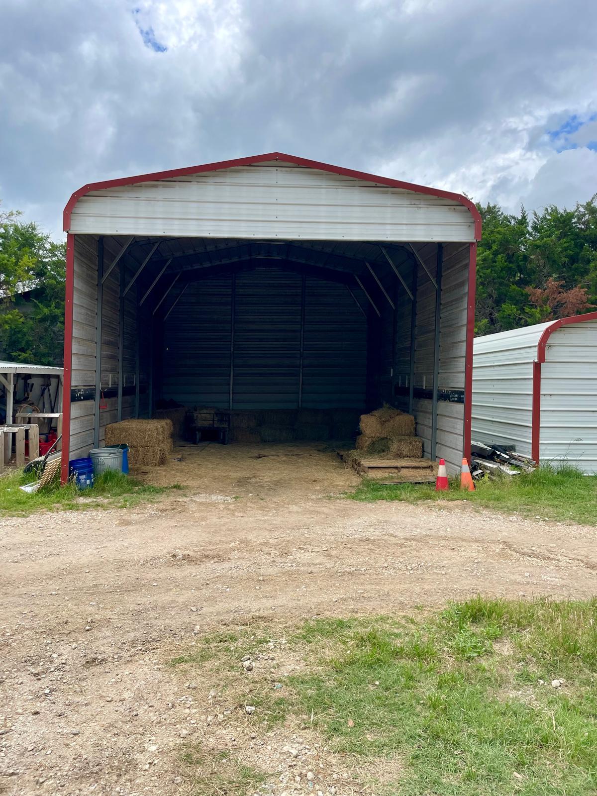 Hay shed